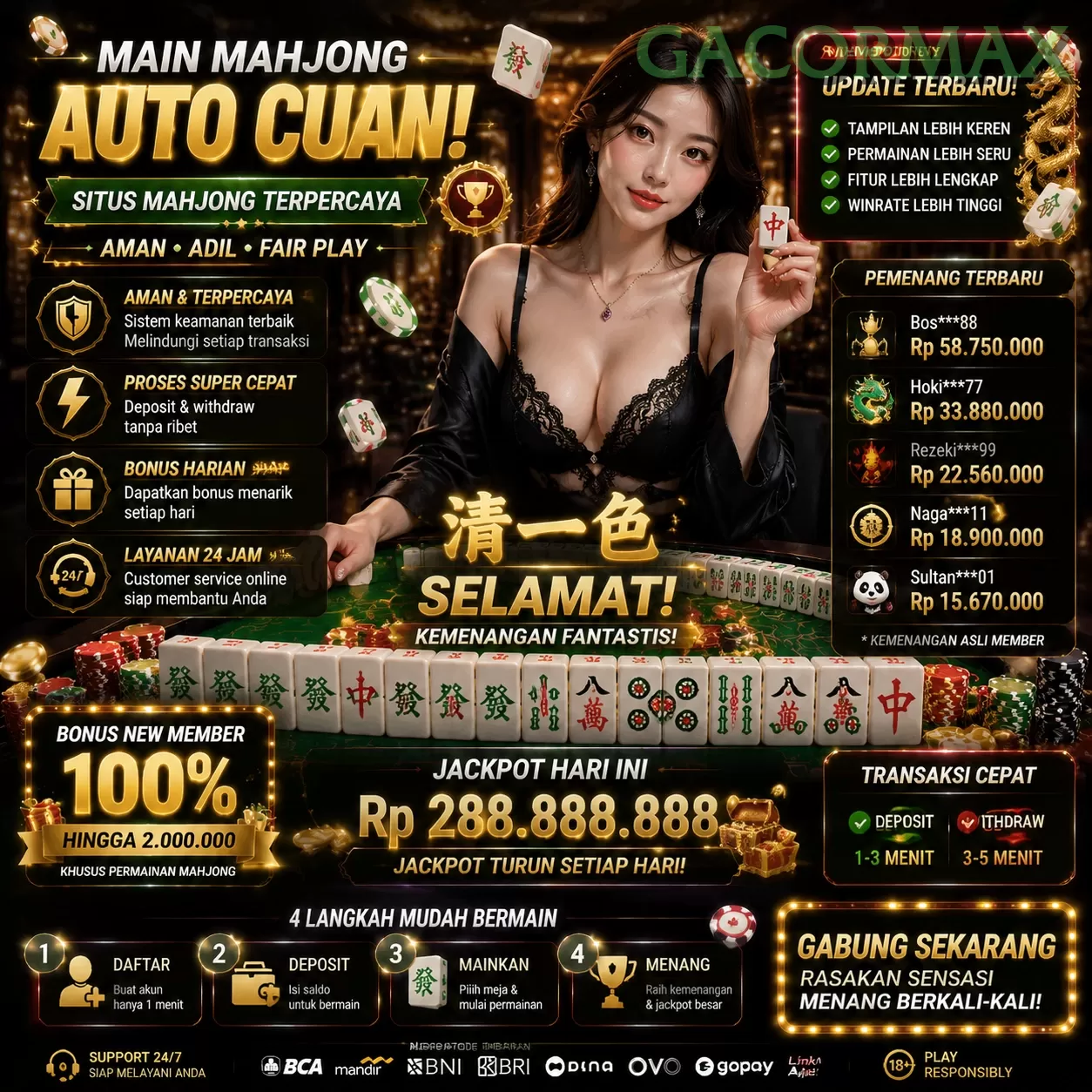 gacormax Tutorial Pemain